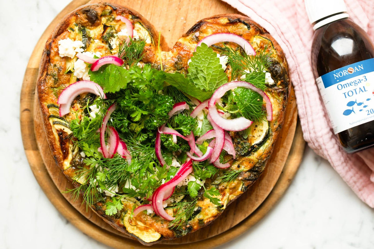 Grøntsagsfrittata med omega-3