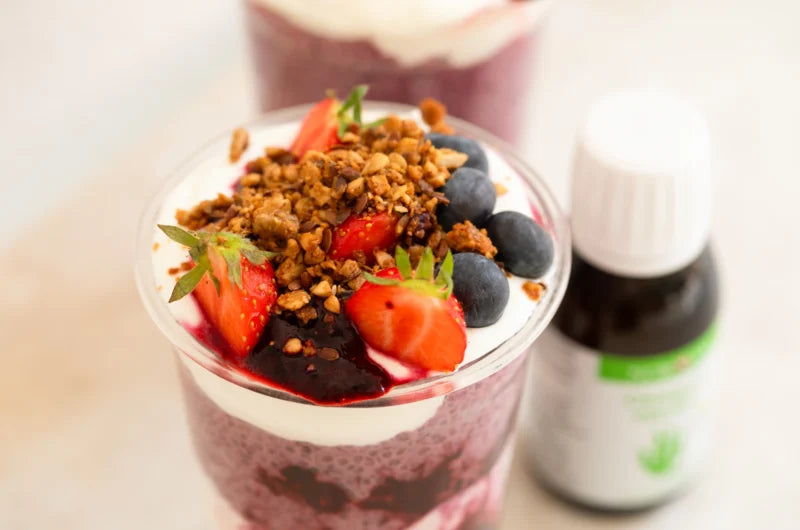 Blåbær‑chia‑pudding med omega‑3