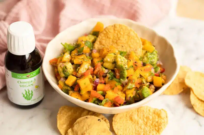 Mango-avocado-salsa med omega-3