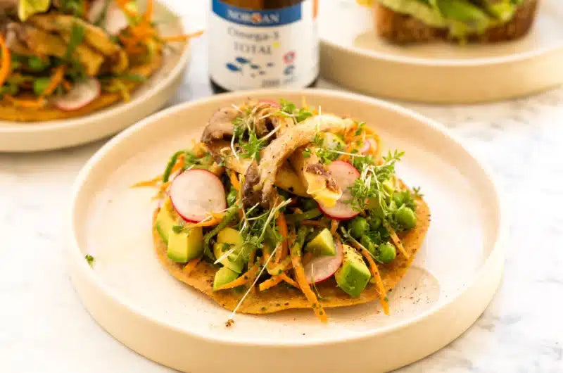 Sprøde ramsløg-tacos med omega-3
