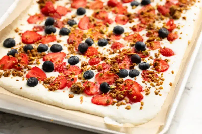 Frossen yoghurtbar med omega-3