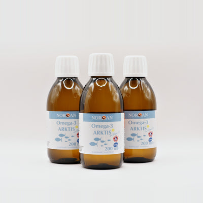 Tre flasker NORSAN Omega-3 Arktis