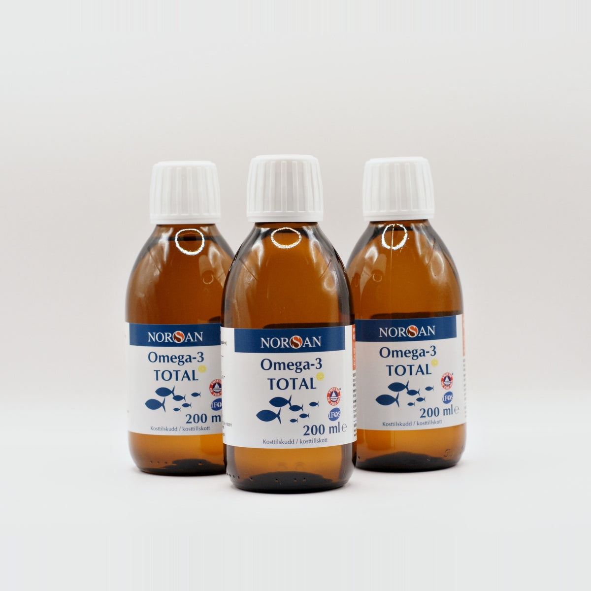 Tre flasker NORSAN Omega-3 Total